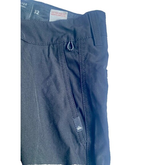 Quicksilver Men's Amphibian Black Dry Flight 4 Way Stretch Board Shorts -Sz 32 - Picture 11 of 16